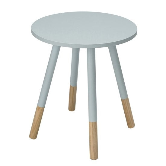 Costa Wooden Side Table In Blue