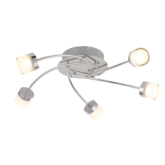 Ikos 5 Lights Semi Flush Ceiling Light