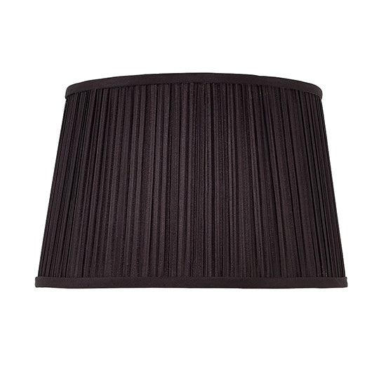 Kemp Fabric 12 Inch Shade In Black Organza