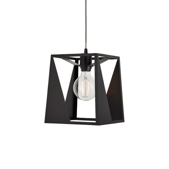 Kolo Dark Grey Fabric Flex Ceiling Pendant Light In Matt Black