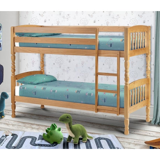 Lincoln Wooden Bunk Bed In Pine