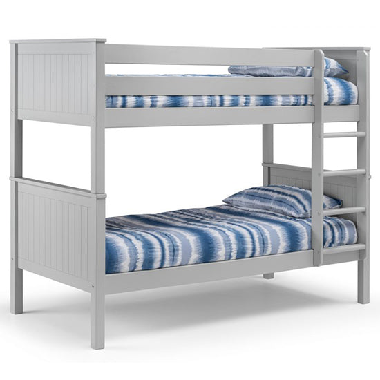 Maine Wooden Bunk Bed In Dove Grey