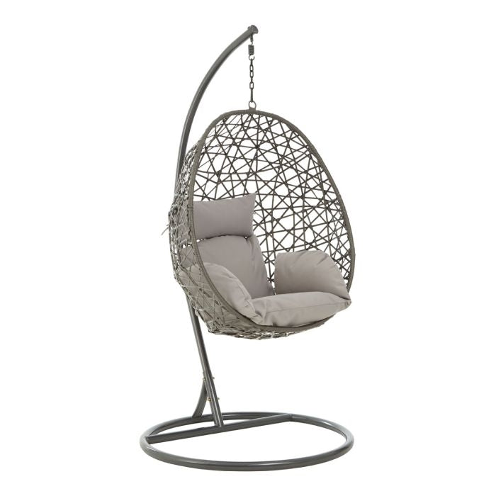 Nanpiao Rattan Hanging Chair In Black