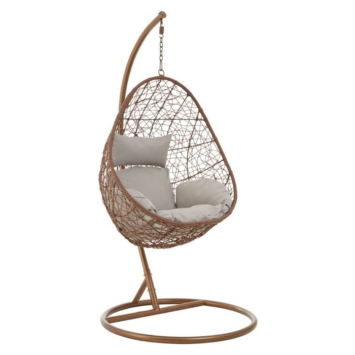 Nanpiao Rattan Hanging Chair In Brown