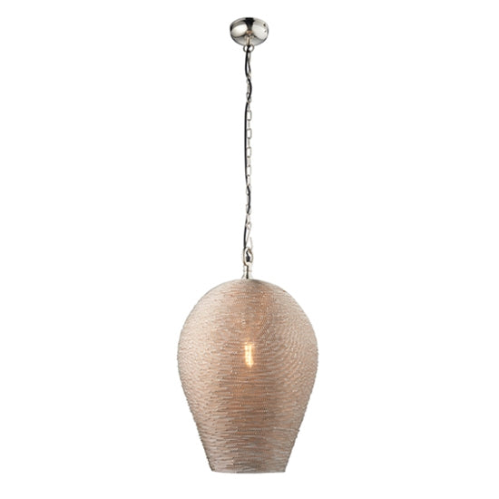 Paresh Ceiling Pendant Light in Polished Nickel