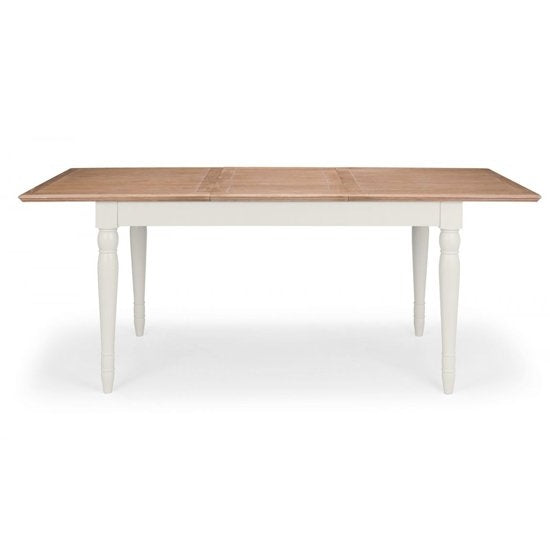 Provence Extending Wooden Dining Table In Grey