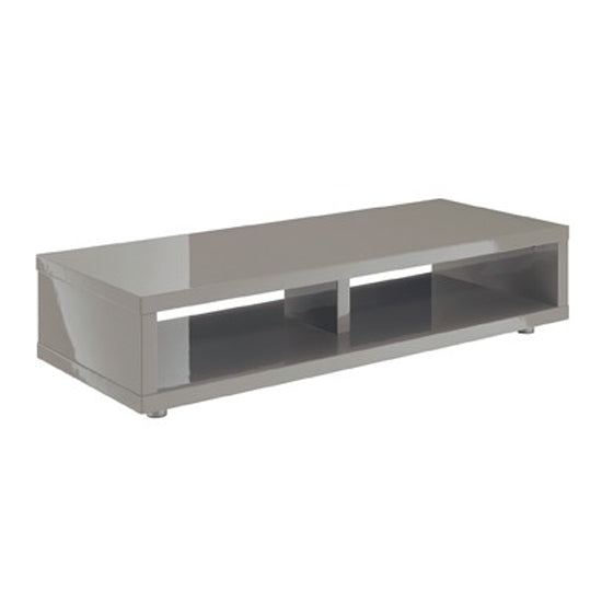 Puro Wooden TV Stand In Stone High Gloss