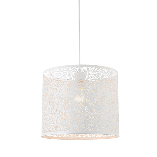 Secret Garden 300mm LED Ceiling Pendant Light In Matt Ivory