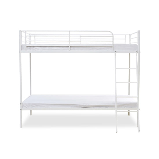 Torquay Metal Bunk Bed In White