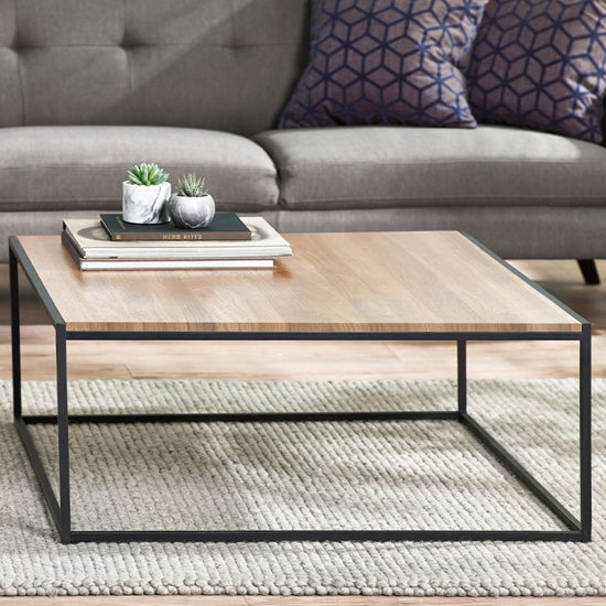 Tribeca Square Wooden Coffee Table Sonoma Oak