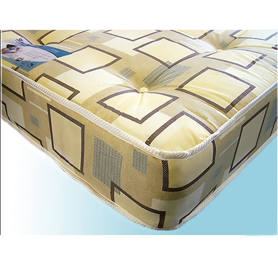 Venus Damask Fabric Single Sprung Mattress