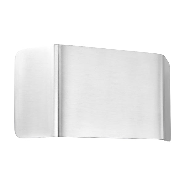 Verona Wall Light In Polished Aluminium And Matt White