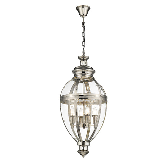 Victoria 4 Bulbs Ceiling Pendant Light In Nickel