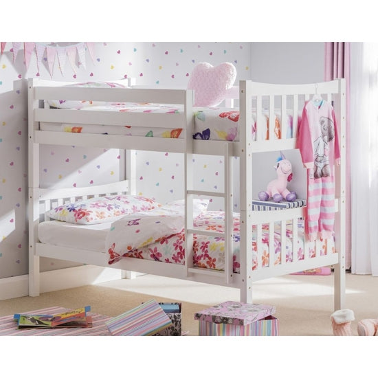 Zodiac Wooden Bunk Bed In White